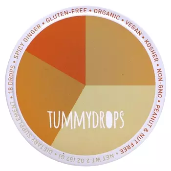 Пряный имбирь Tummydrops, 18 капель
