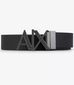Пряжка Armani Exchange AX 1,2Двусторонний ремень, коричневый