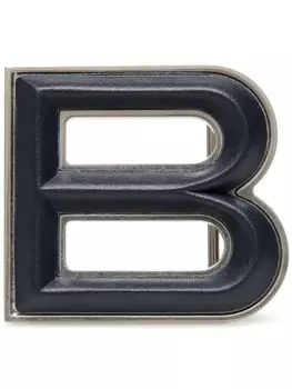 Пряжка для ремня Bally B Bold, серебряный