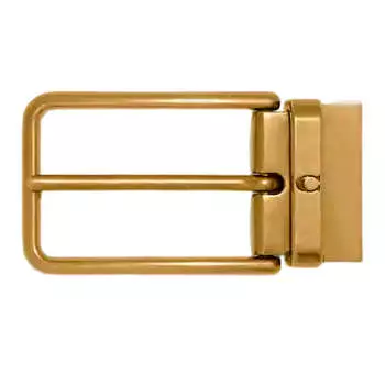 Пряжка для ремня Coach Outlet Boxed Harness Belt, золотистый