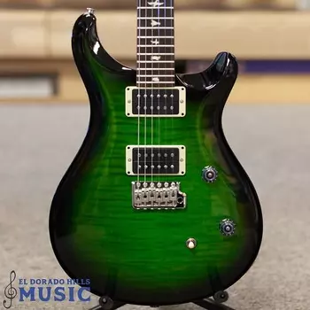 PRS CE24 Eriza Verde Smokeburst Черный атласный воротник