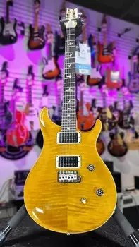 PRS CE 24 2022 Пользовательский цвет — янтарный с черной задней панелью, *БЕСПЛАТНЫЙ ПЛЕК ПРИ ПОКУПКЕ* 157