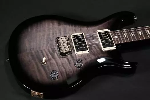 PRS CE 24 USA Custom Color Charcoal with Black Wrap Burst - 430 CE 24 Custom Color