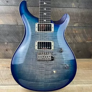 PRS CE 24 Wood Library 57/08tm Выцветший серый черный синий взрыв 350809 PRS CE 24 Wood Library 57/08tm Faded Burst 350809