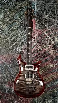 PRS Custom 24 Flame Maple Charcoal Cherry Sunburst Hybrid Package 10-top Custom 24 10-Top