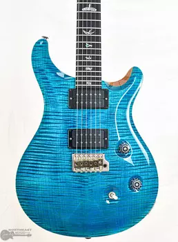 PRS Guitars Wood Library Custom 24 - Blue Matteo 10 Top