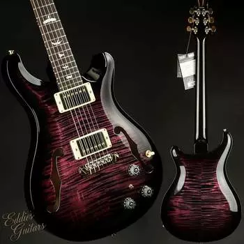 PRS Hollowbody II Piezo - Темно-фиолетовый взрыв дымовой обертки Hollowbody II Piezo - Dark Violet Smokewrap Burst