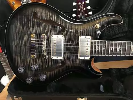 PRS McCarty 594 Hollowbody II 10-Top 2022 Charcoal Burst 10 Top