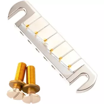 PRS Механически обработанный стоп-хвост Полированный алюминий без покрытия PRS Machined Stoptail Unplated Polished