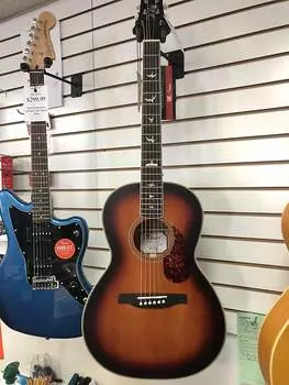 PRS Parlor Vintage Mahogany со звукоснимателями Fishman Parlor Vintage Mahogany w/ Fishman Pickups