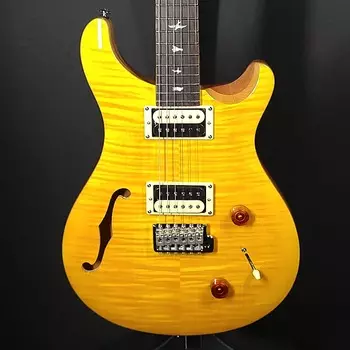 PRS Paul Reed Smith SE Custom 22 Semi-Hollow Santana Yellow #548