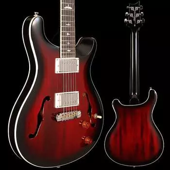 PRS Paul Reed Smith SE Hollowbody Standard, широкая горловина, огненно-красный, 6 фунтов 1,3 унции Paul Reed Smith SE Hollowbody Standard, Wide Neck, Fire Red