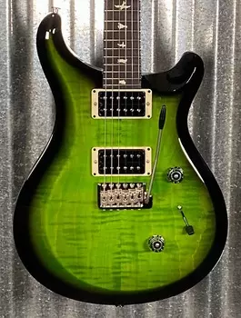 PRS Paul Reed Smith USA CE Custom 24 Eriza Verde Smokeburst Guitar &amp; Bag #4034