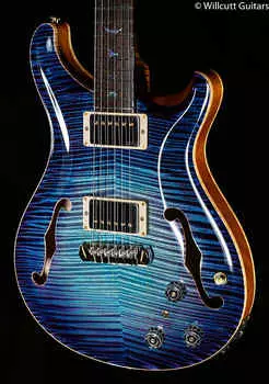 PRS Private Stock 9878 Hollowbody II Aqua Violet Glow (735)