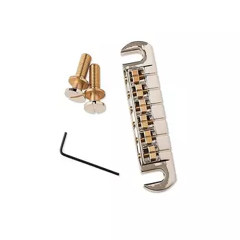 PRS Регулируемый стоптейл-бридж, никель PRS Adjustable Stoptail Bridge Nickel