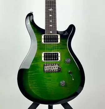 PRS S2 Custom 24 Emerald Green Burst с черной пленкой