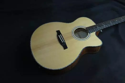 PRS SE A50E Angelus - Акустическая электрогитара - натуральный цвет с черным золотом PRS SE A50 Angeles Black Gold