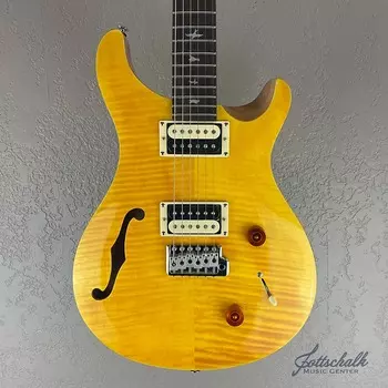 PRS SE Custom 22 Semi-Hollow 2021 - Желтая Сантана