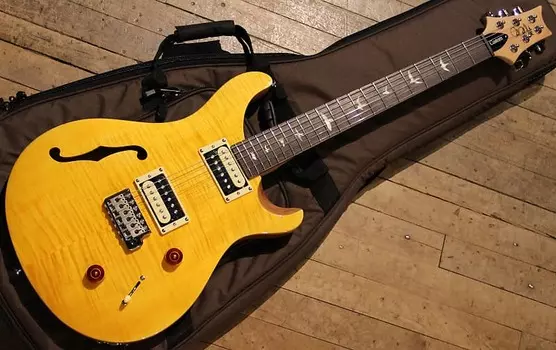 PRS SE Custom 22 Semi-Hollow Santana Yellow