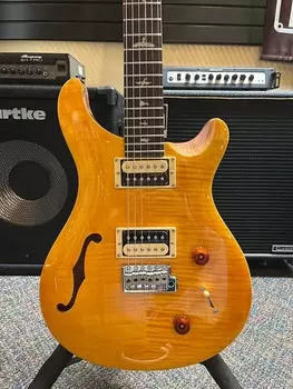 PRS SE Custom 22 Semi-Hollow Santana Yellow