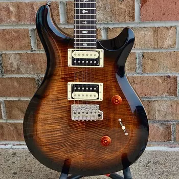 PRS SE Custom 24 Black Gold Burst