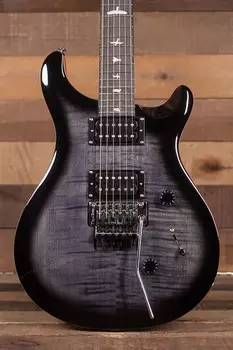PRS SE Custom 24 Floyd Rose, угольный взрыв SE Custom 24 Floyd Rose, Charcoal Burst