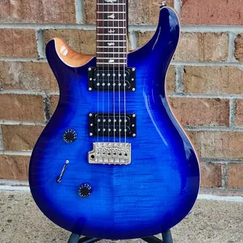 PRS SE Custom 24 Lefty Faded Blue Burst