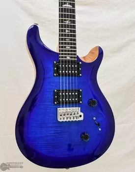 PRS SE Custom 24 — выцветшая синяя вспышка (серийный номер: 59763)