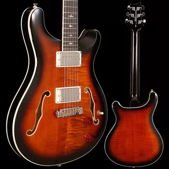 PRS SE Hollowbody II Electric, взрыв черного золота 6 фунтов 0,7 унции SE Hollowbody II Electric, Black Gold Burst