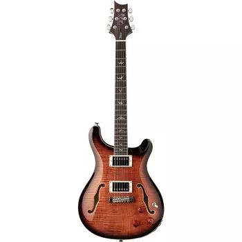PRS SE Hollowbody II Пьезоэлектрическая гитара Black Gold Burst