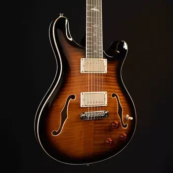 PRS SE Hollowbody II Piezo — черное золото #3299