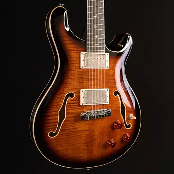 PRS SE Hollowbody II Piezo — черное золото (фото)