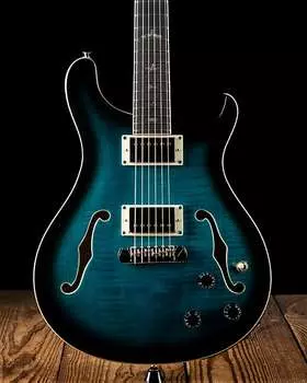 PRS SE Hollowbody II Piezo - Peacock Blue Burst - Бесплатная доставка HPEMBPB_153