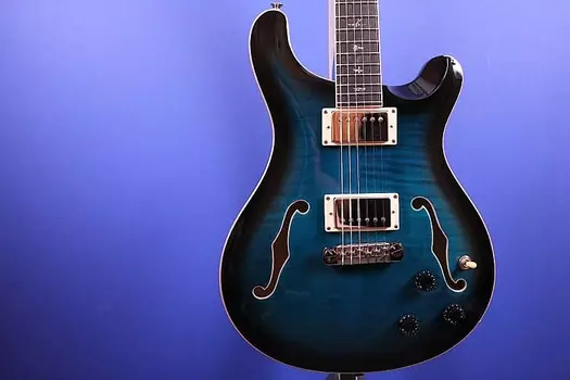 PRS SE Hollowbody II Piezo Peacock Blue CTC F22877 SE Hollowbody Piezo