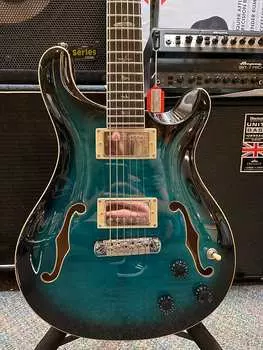 PRS SE Hollowbody II Piezo Peacock Blue с футляром