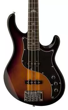 PRS SE Kestral Bass Tri Color Burst с сумкой для переноски PRS SE Kestral Bass Tri Color With Gig Bag