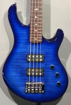 PRS SE Kingfisher, выцветшая синяя обертка вокруг взрыва, сумка для переноски PRS (2021)