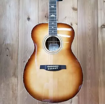 PRS SE T40E Tonare со звукоснимателем Fishman Sonitone 2022 — настоящее время Tobacco Sunburst SE T40E Tonare with Fishman Sonitone Pickup