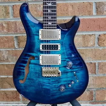 PRS Special Semi-Hollow Blue Matteo w/ Black Wrap Burst Special Semi-Hollow Blue Matteo w/ Black Wrap Burst