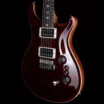 PRS Wood Library Custom 24-08 Quilt 10 Top Flame Neck Ebony Board Red Tiger