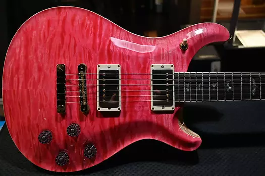 PRS Wood Library McCarty 594 10-Top Quilt Swamp Ash Torr. Кленовый вырез Bonnie Pink #9294