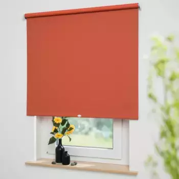 Пружинная рулонная штора Liedeco «Uni», затемнение, свободновисящая, затемнение, цвет terra