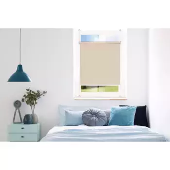 Пружинная рулонная штора mydeco «Flex», светозащита, без сверления, натянутая, цвет sand