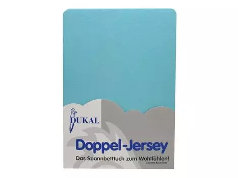 Пружинный лист: цвет - бирюзовый, размер - 120-130х220 см DUKAL