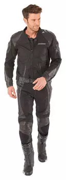 PRXT Кожаный костюм Probiker, черный