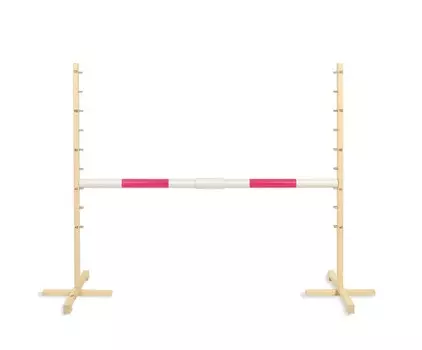 Прыжки с препятствиями для лошади-любителя 160см, высота-120см, ширина 50мм – розовый Super Hobby Horse