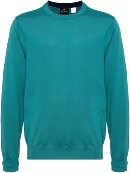 PS Paul Smith джемпер из шерсти мериноса, зеленый