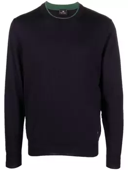 PS Paul Smith джемпер с круглым вырезом, синий