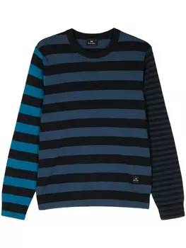 PS Paul Smith джемпер в полоску, черный