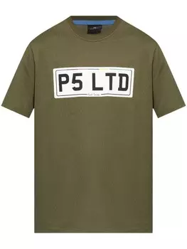 PS Paul Smith футболка из органического хлопка с логотипом, зеленый